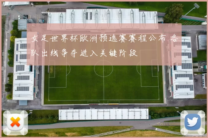 女足世界杯欧洲预选赛赛程公布 各队出线争夺进入关键阶段