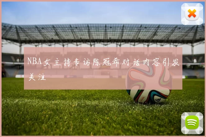 NBA女主持专访陈冠希对话内容引发关注